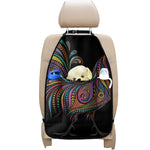 Colorful Rooster Print Car Seat Organizers