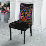 Colorful Rooster Print Dining Chair Slipcover