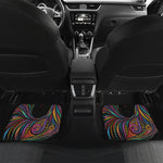 Colorful Rooster Print Front and Back Car Floor Mats