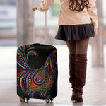 Colorful Rooster Print Luggage Cover