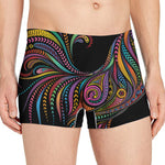 Colorful Rooster Print Men's Boxer Briefs