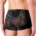 Colorful Rooster Print Men's Boxer Briefs