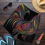 Colorful Rooster Print Men's Shorts