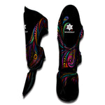 Colorful Rooster Print Muay Thai Shin Guard