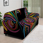 Colorful Rooster Print Sofa Cover