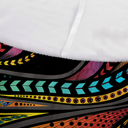 Colorful Rooster Print Sofa Cover