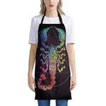 Colorful Scorpio Sign Print Apron