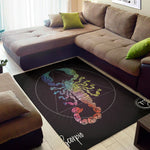 Colorful Scorpio Sign Print Area Rug