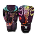 Colorful Scorpio Sign Print Boxing Gloves