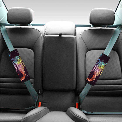 Colorful Scorpio Sign Print Car Seat Belt Covers