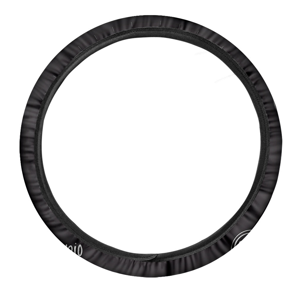 Colorful Scorpio Sign Print Car Steering Wheel Cover