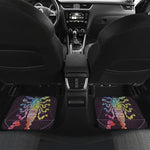 Colorful Scorpio Sign Print Front and Back Car Floor Mats