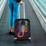 Colorful Scorpio Sign Print Luggage Cover