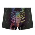 Colorful Scorpio Sign Print Men's Boxer Briefs