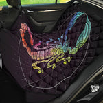 Colorful Scorpio Sign Print Pet Car Back Seat Cover