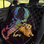 Colorful Scorpio Sign Print Pet Car Back Seat Cover