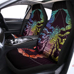 Colorful Scorpio Sign Print Universal Fit Car Seat Covers