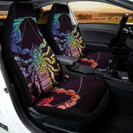 Colorful Scorpio Sign Print Universal Fit Car Seat Covers