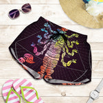 Colorful Scorpio Sign Print Women's Shorts