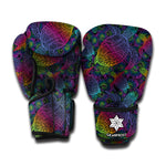 Colorful Sea Turtle Pattern Print Boxing Gloves