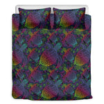 Colorful Sea Turtle Pattern Print Duvet Cover Bedding Set