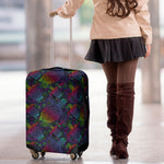 Colorful Sea Turtle Pattern Print Luggage Cover