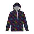 Colorful Sea Turtle Pattern Print Pullover Hoodie