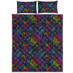 Colorful Sea Turtle Pattern Print Quilt Bed Set