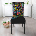 Colorful Sea Turtle Print Dining Chair Slipcover