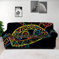 Colorful Sea Turtle Print Sofa Cover