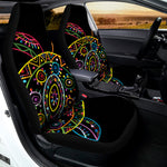 Colorful Sea Turtle Print Universal Fit Car Seat Covers