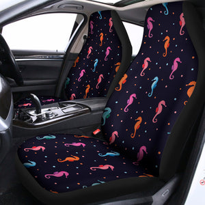 Colorful Seahorse Pattern Print Universal Fit Car Seat Covers