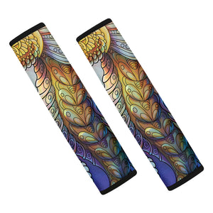 Colorful Seahorse Print Car Seat Belt Covers