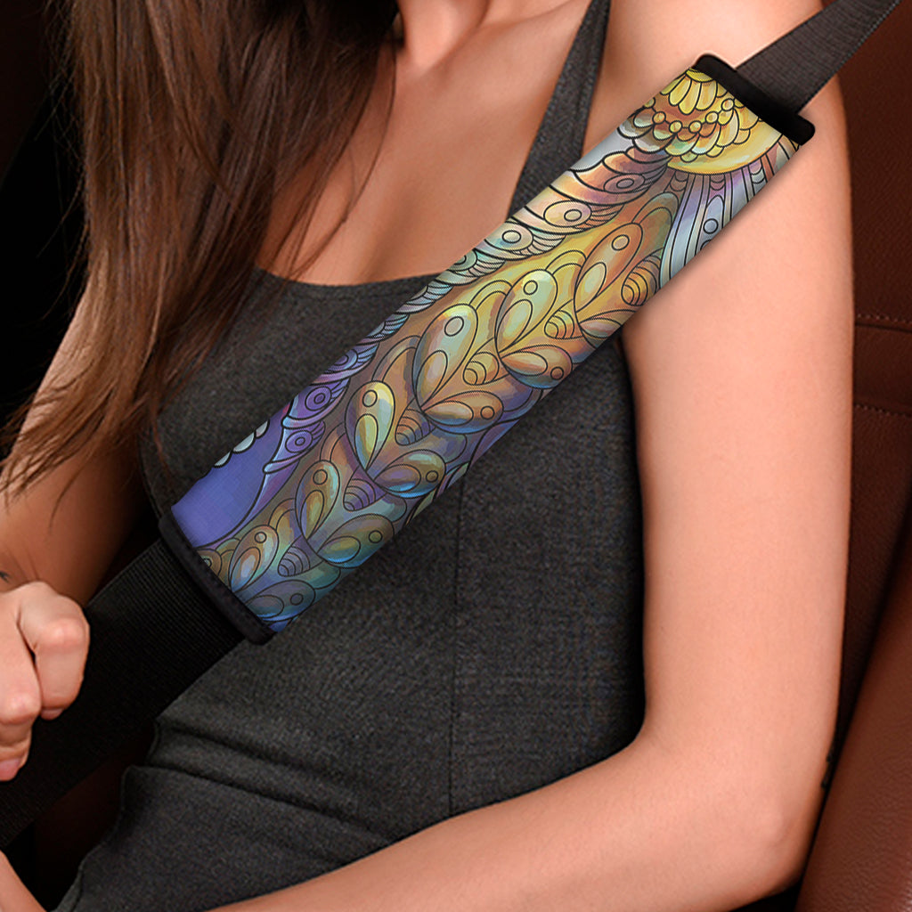 Colorful Seahorse Print Car Seat Belt Covers