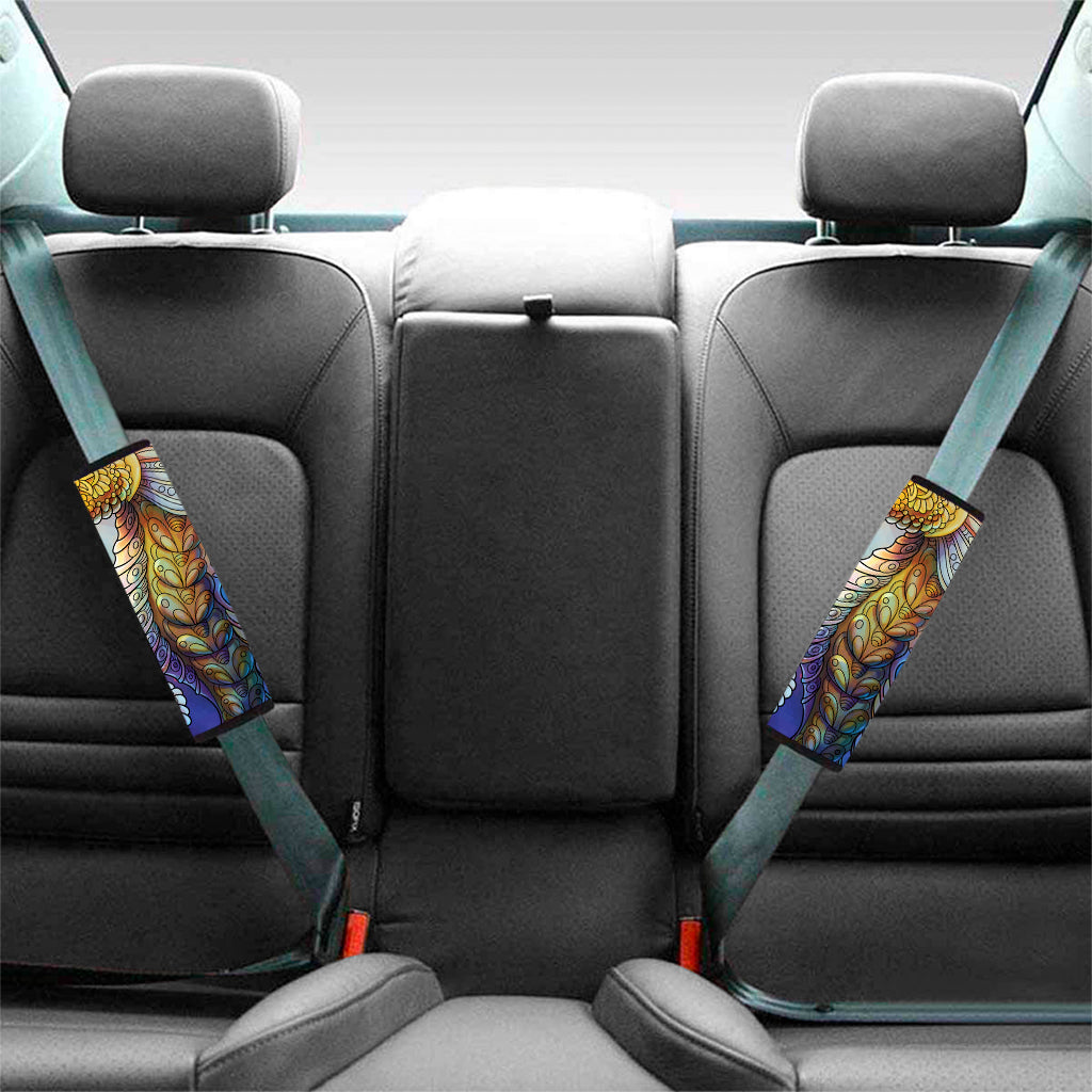 Colorful Seahorse Print Car Seat Belt Covers
