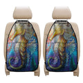 Colorful Seahorse Print Car Seat Organizers
