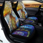 Colorful Seahorse Print Universal Fit Car Seat Covers