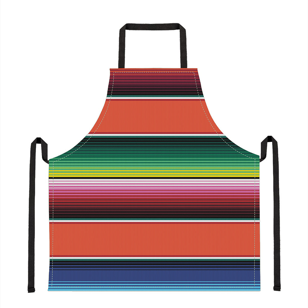 Colorful Serape Blanket Pattern Print Apron