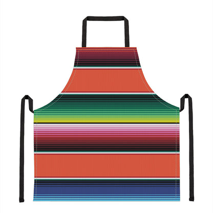 Colorful Serape Blanket Pattern Print Apron