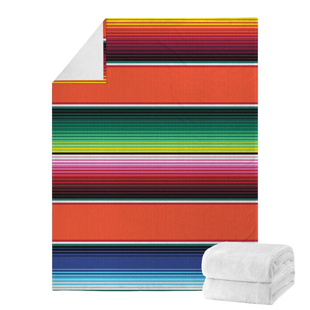 Colorful Serape Blanket Pattern Print Blanket