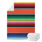 Colorful Serape Blanket Pattern Print Blanket