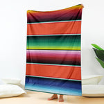 Colorful Serape Blanket Pattern Print Blanket