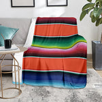 Colorful Serape Blanket Pattern Print Blanket