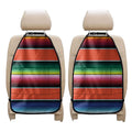 Colorful Serape Blanket Pattern Print Car Seat Organizers