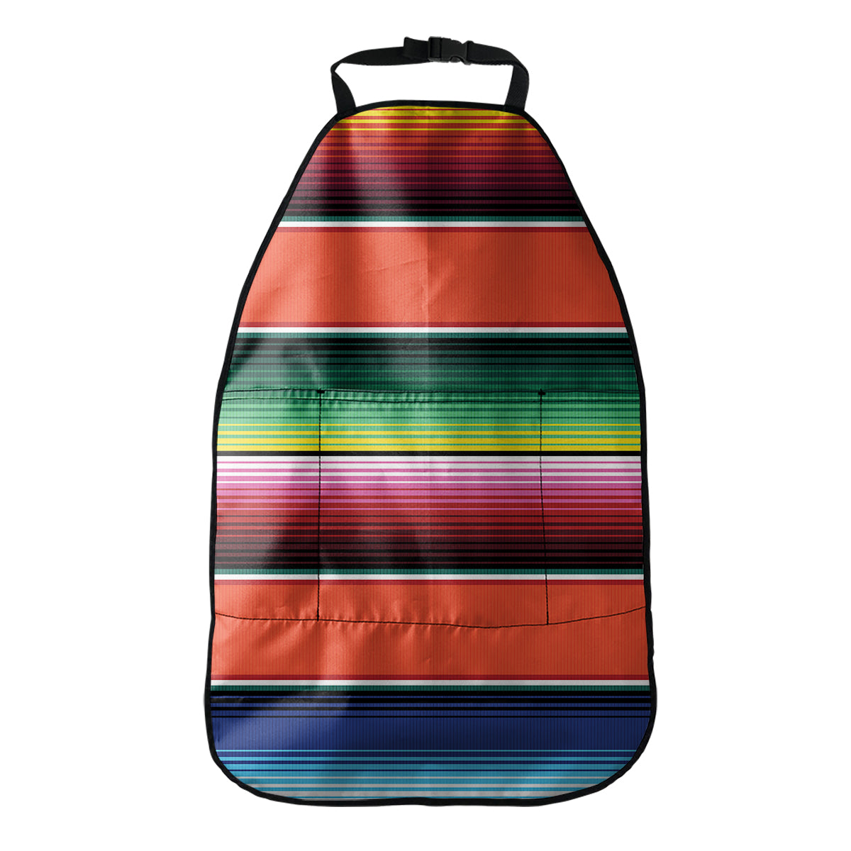 Colorful Serape Blanket Pattern Print Car Seat Organizers