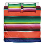 Colorful Serape Blanket Pattern Print Duvet Cover Bedding Set