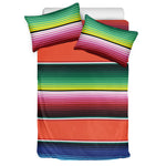Colorful Serape Blanket Pattern Print Duvet Cover Bedding Set