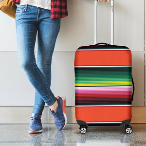 Colorful Serape Blanket Pattern Print Luggage Cover