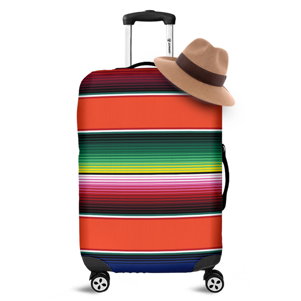 Colorful Serape Blanket Pattern Print Luggage Cover