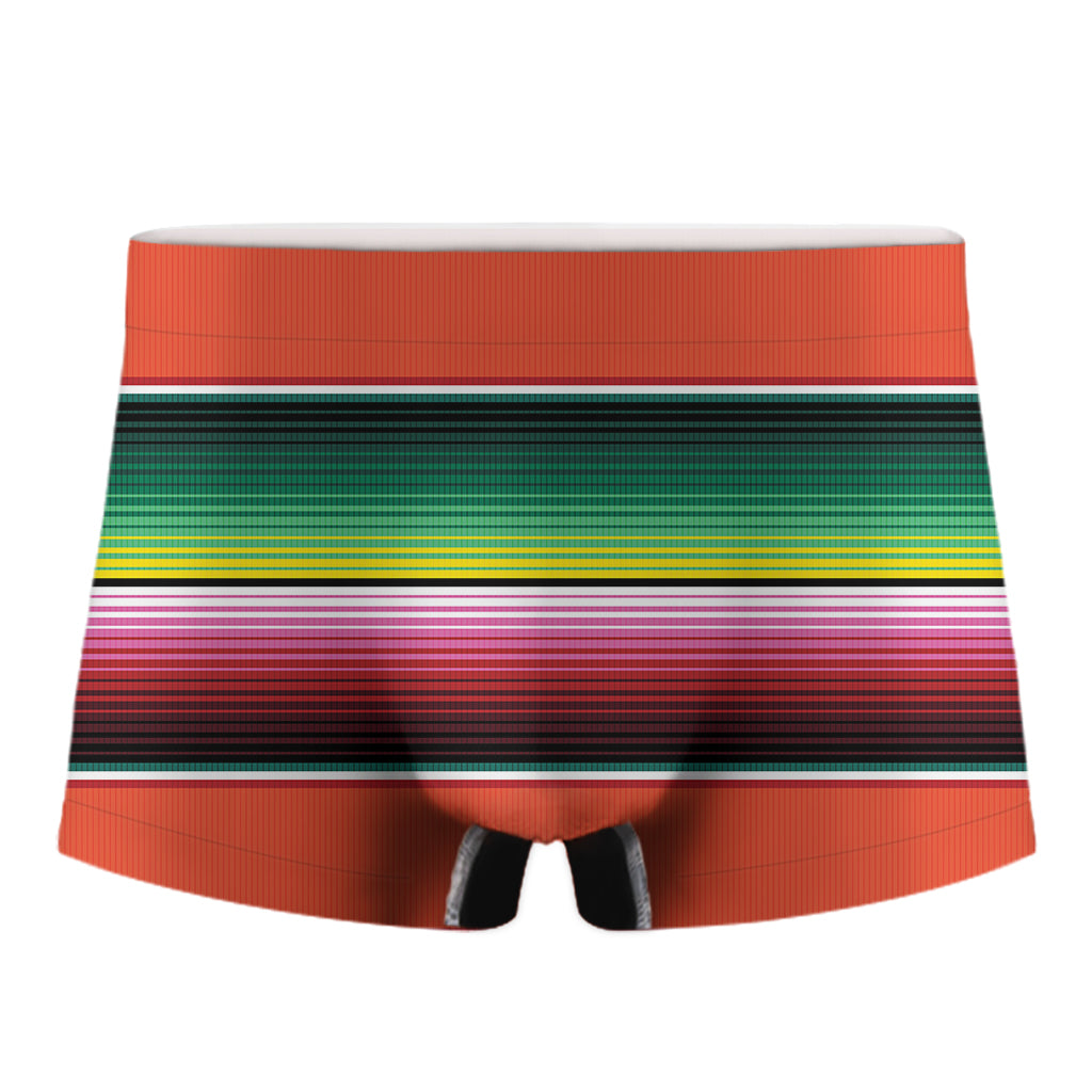 Colorful Serape Blanket Pattern Print Men's Boxer Briefs